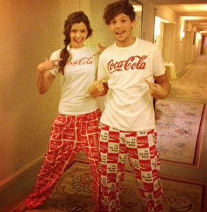 Louis and Eleanor show off their matching pyjamas - cute! (Splash News ...