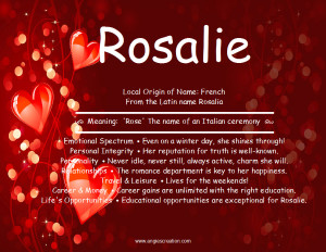 local origin of name french from the latin name rosalia meaning ...
