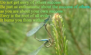 Do Not Get Envy Of Others Success