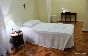 The Pope's room. Where Pope Francis will be staying while visiting ...