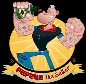 Popeye The Sailor Man Thermos