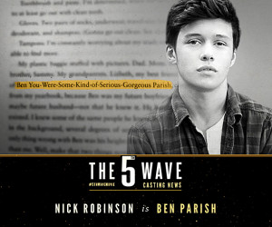 Nick Robinson and Alex Roe join Chloe Grace Moretz in 'The 5th Wave'
