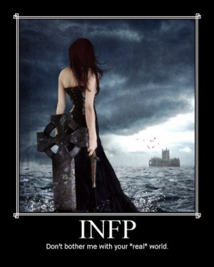 How do you stereotypically visually image an INFP?