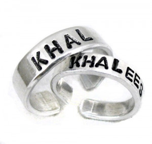 pair_of_dothraki_rings_-_khal_and_khaleesi_game_of_thrones_inspired ...