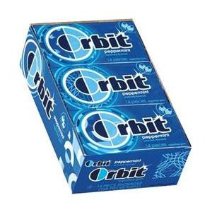 DDI 952813 Orbit Gum Peppermint 12 Count Case Of 12