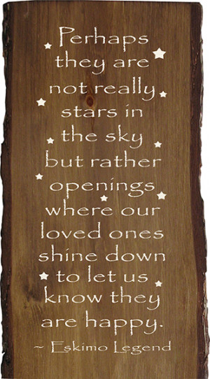 ... They Are Not Really Stars In The Sky... - Eskimo Legend (small