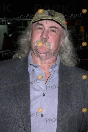 David Crosby arriving at the Royale Theater for the opening night of