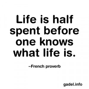 French Sayings About Life ~french proverb. life quotes