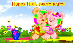Happy Holi romantic pictures and special wishes