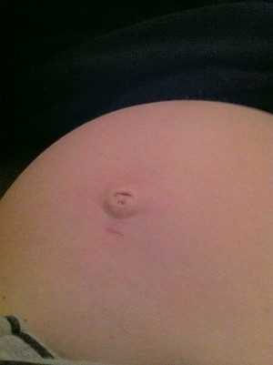 Pin Weeks Pregnancy Stretch Marks Belly Button Piercing