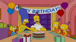 happy birthday homer simpson quotes