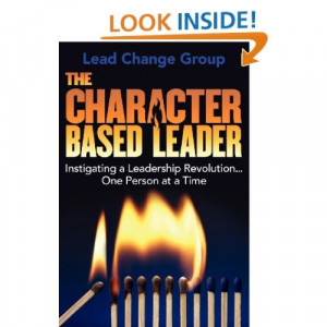 Are you passionate character-based leadership? Check out our new book ...
