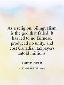 As a religion, bilingualism is the god that failed. It has led to no ...