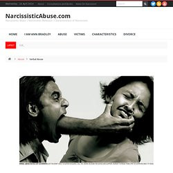 Verbal Abuse, Emotional Abuse and the Narcissist