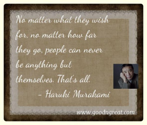Haruki Murakami Quotes