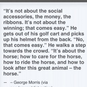 Here are some George Morris picture quotes to lift your spirits and ...