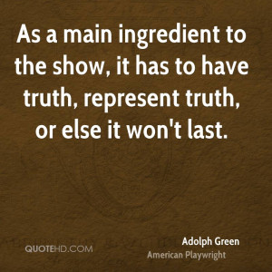 Adolph Green Quotes