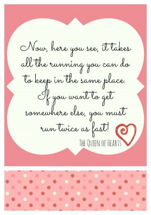 The Art of Being Busy @yourhomebasedmom.com alice in wonderland quote