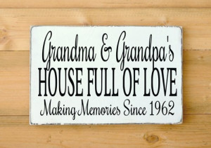 ... Sign Pop Nana House Full Of Love Memories Name Sign Home Plaque Custom