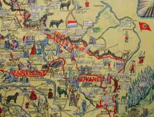 the story about the geese which fly 5,000 miles from Canada to France ...