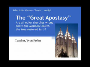 Lesson on the “Great Apostasy” history of and response to the ...