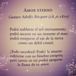 Gustavo Adolfo Bécquer Amor Eterno: Love, Amor Eterno Gustavo, Amor ...