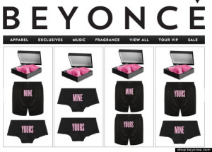 Beyonce's Gay-Inclusive Underwear Are The Perfect Valentine's Day Gift