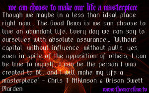 Choose To Live An Abundant life Inspirational Motivational Quote by ...