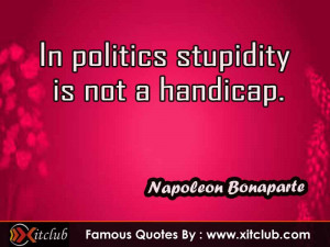 Thread: 15 Most Famous Quotes By Napoleon Bonaparte
