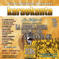 Karaokanta KAR-7120 - La Arrolladora & Banda MS Spanish CDG