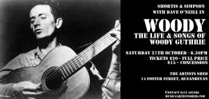 ... of American folk songwriter Woody Guthrie (born July 14 1912