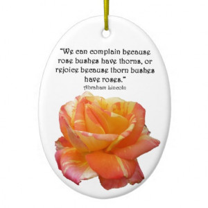 red_yellow_variegated_rose_and_thorn_quote_ornament ...