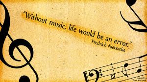 music nourishes the mind and soul therefore life without music would ...