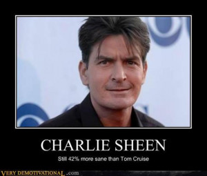 demotivational posters, charlie sheen