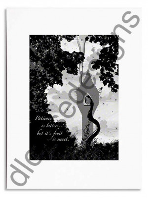 Rapunzel - Fairy Tale Silhouette - Princess - Art Print - Quote ...