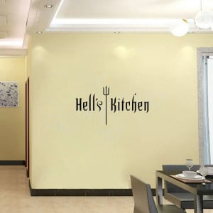 Hell's Kitchen vinyl wall quote for home(China (Mainland))
