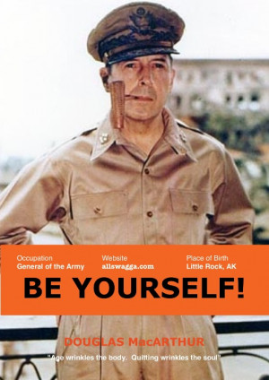 ... macarthur us army usa 0 gen douglas macarthur quitting wrinkles