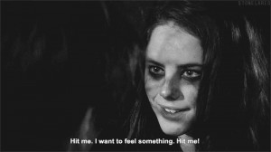 ... and White depression skins Freddie effy Skins UK hit me effy stolem