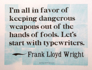 Frank Lloyd Wright quote