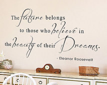 Beauty Of Their Dreams - Inspirational Vinyl Decal Quotes Bedroom Wall ...