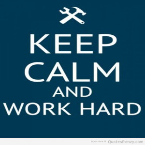 Keep Calm Work Quotes
