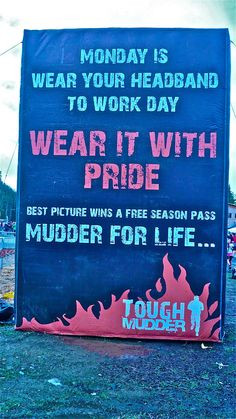 out this wicked picture one of our coworkers took at Tough Mudder ...
