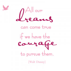 Dreams Come True Wall Art Quote