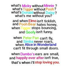 Disney Love Quotes For Him