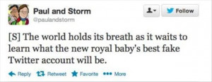 with funny twitter quotes , new prince , royal baby twitter quotes ...