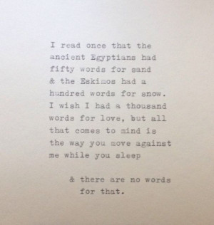 Love Quote Typed on Typewriter Typewriter Quote by WhiteCellarDoor, $ ...