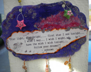 One Response to “Paper Bead Quote Hangers”