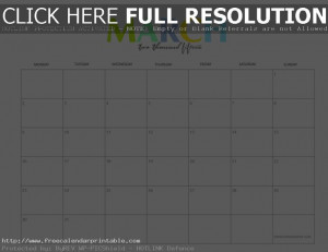 The colorful 2015 Monthly Calendars