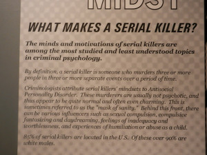 ... serial killers are located in the U.S.! Geez, what does THAT say about