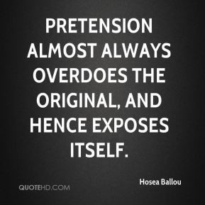 Pretension Quotes